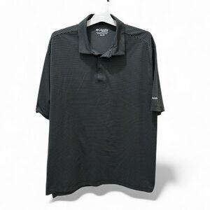 Columbia Golf men's striped golf polo shirt gray size XXL
